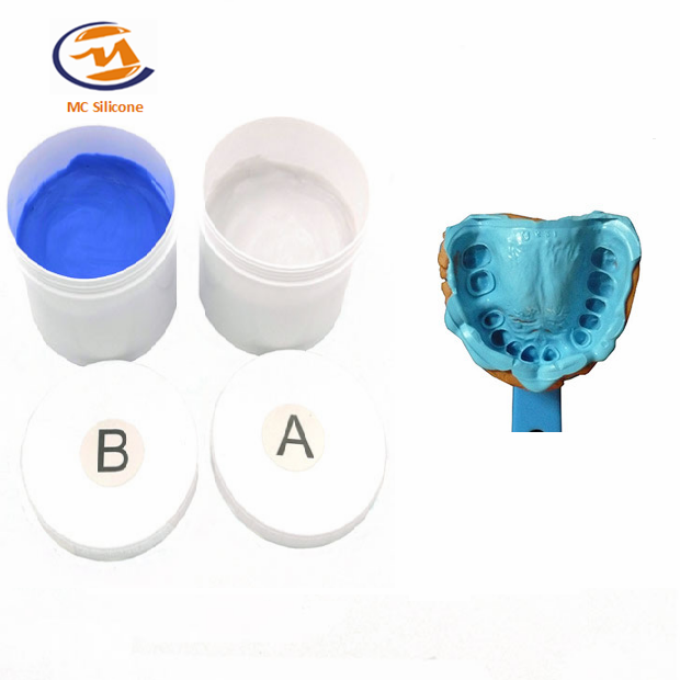 Environmental Non-Toxic 1:1 Mix Ratio Fast Setting Silicone Putty for  Dental Impression Use
