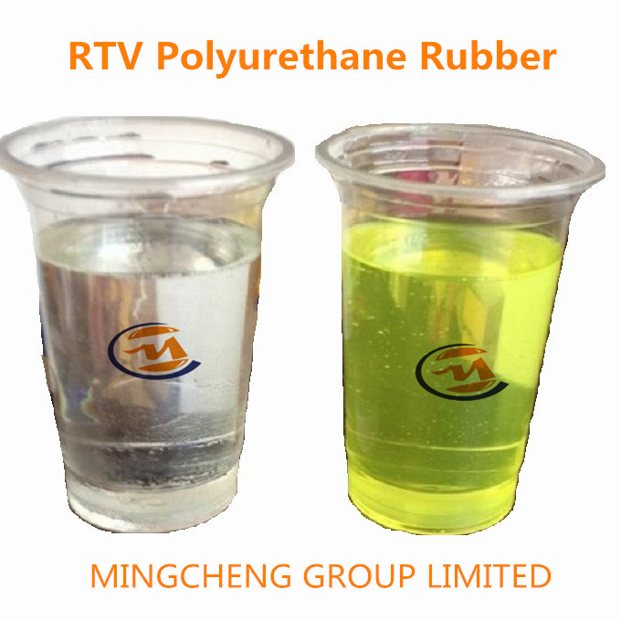 70 Shore A Durable High Strength RTV-2 Polyurethane Liquid Rubber For Making Concrete Stamp Mats